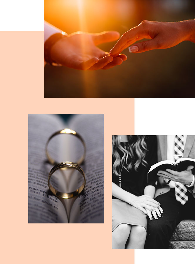 montage photos du mariage