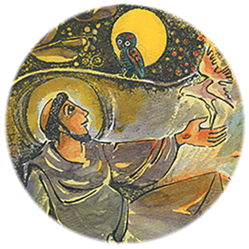 St-François d'Assise par Gertrude Crête